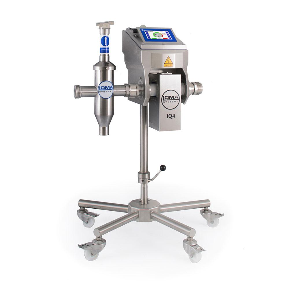 Metal Detector Checkweigher Combination System Loma's integrated Metal Detector Checkweigher Combination system is designed to simultaneously inspect for metal contaminants and reducing giveaway in food products. This system is perfect for inspecting a wide variety of food products, including retail-packed convenience food/ Food to Go and much more.